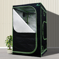 Green Fingers Grow Tent 90x90x180CM Hydroponics Kit Indoor Plant Room System thumbnail