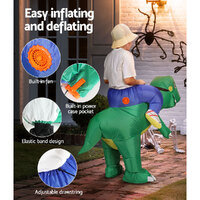 Inflatable Dinosaur Costume Adult Suit Blow Up Party Fancy Dress Halloween Cosplay thumbnail