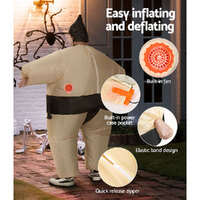 Inflatable Sumo Costume Adult Suit Blow Up Party Fancy Dress Halloween Cosplay thumbnail