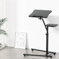Artiss Laptop Desk Computer Table Height Adjustable Tiltable Mouse Board Black thumbnail