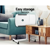 Artiss Laptop Desk Table Fan Cooling White 60CM thumbnail