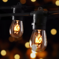 47m LED Festoon String Lights Outdoor Christmas Wedding Waterproof Garden Decor thumbnail