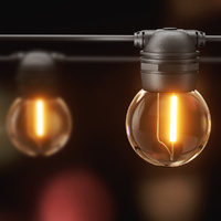 17m Solar Festoon Lights Outdoor LED String Light Christmas Wedding Decor thumbnail