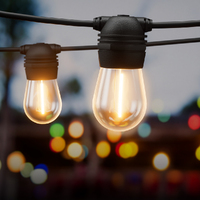 86m Solar Festoon Lights Outdoor LED String Light Christmas Party Decorations thumbnail