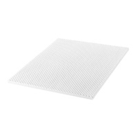 Giselle Bedding Memory Foam Mattress Topper Egg Crate 5cm Single thumbnail