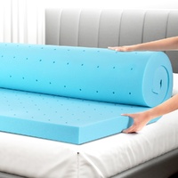 Giselle Bedding Memory Foam Mattress Topper Ventilated Cool Gel 8cm Single thumbnail