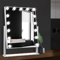 Embellir Makeup Mirror 40x50cm Hollywood Vanity with LED Light Rotation Tabletop thumbnail