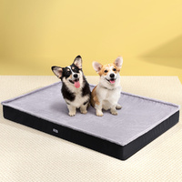 i.Pet Pet Bed Dog Cat Extra Large Calming Soft Sofa Foam Cushion Washable Cover Grey thumbnail
