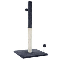 i.Pet Cat Tree 105cm Scratching Post Scratcher Tower Condo House Hanging toys Grey thumbnail