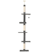 i.Pet Cat Tree 290cm Tower Scratching Post Scratcher Floor to Ceiling Cats Bed thumbnail