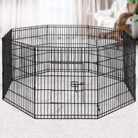 i.Pet 30" 8 Panel Dog Playpen Pet Fence Exercise Cage Enclosure Play Pen thumbnail