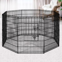i.Pet 36" 8 Panel Dog Playpen Pet Fence Exercise Cage Enclosure Play Pen thumbnail