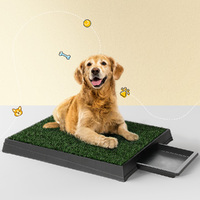 i.Pet Pet Training Pad Dog Potty Toilet Large Loo Portable With Tray Grass Mat thumbnail