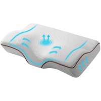 Giselle Bedding Memory Foam Contour Pillow Grey thumbnail