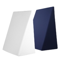 Giselle Bedding Wedge Pillow White & Blue thumbnail