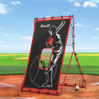 Everfit Baseball Net Rebound Pitching Kit Target Hitter 2 in 1 Training Aid thumbnail