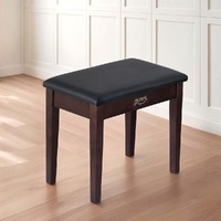 Alpha Piano Bench Stool with Storage Wooden PU Leather thumbnail