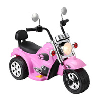 Rigo Kids Ride On Car Motorcycle Motorbike Electric Toys Horn Music 6V Pink thumbnail