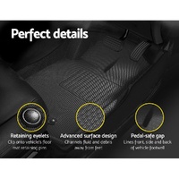 Weisshorn Car Floor Mats Rubber Compatible for Mazda BT50 Dual Crew Cab thumbnail