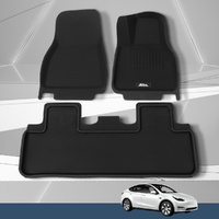 Weisshorn Tesla Model Y Rubber Mats Carpets Front Rear Set RHD 21-24 thumbnail
