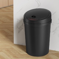 Devanti Sensor Bin Motion Rubbish Bins Kitchen Automatic Trash Can Black 9L thumbnail