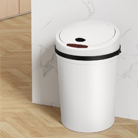 Devanti Sensor Bin Motion Rubbish Bins Kitchen Automatic Trash Can White 9L thumbnail