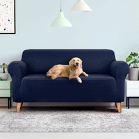 Artiss Sofa Cover Couch Covers 3 Seater Stretch Navy thumbnail