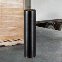500mm x 400m Stretch Film Pallet Shrink Wrap 1 Roll Package Use Plastic Black thumbnail