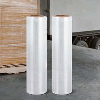 500mm x 400m Stretch Film Pallet Shrink Wrap 2 Rolls Package Use Plastic Clear thumbnail