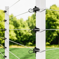 Giantz Electric Fence Insulators 200pcs Pinlock Black thumbnail