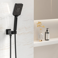 Handheld Shower Head Holder 3.1'' High Pressure Black thumbnail