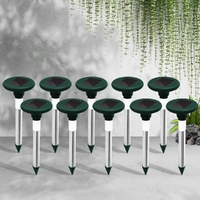 10X Solar LED Snake Repeller Multi Pulse Plus Ultrasonic Pest Rodent Repellent thumbnail