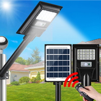 Leier 80 LED Solar Street Light Flood Motion Sensor Remote thumbnail