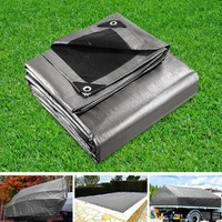 Instahut Tarp Tarpaulin 3.6x7.3m Canvas Camping Heavy Duty Sun Cover thumbnail