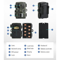 UL-tech 4K 16MP Trail Camera Wildlife Hunting Security Cam Night Vision thumbnail