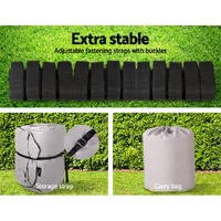 Seamanship Boat Cover 25-27ft Trailerable Jumbo Marine 600D Heavy Duty Grey thumbnail