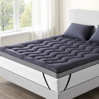 Giselle 5cm Mattress Topper Pillowtop toppers Bamboo Charcoal King thumbnail