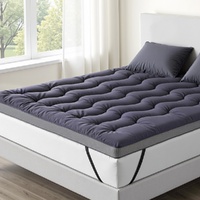 Giselle 5cm Mattress Topper Pillowtop toppers Bamboo Charcoal Queen thumbnail
