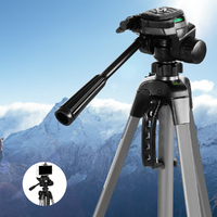 Weifeng Professional Camera Tripod Stand Mount DSLR Travel Adjustable 55-145cm thumbnail