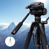Weifeng Professional Camera Tripod Stand Mount DSLR Travel Adjustable 62-160cm Black thumbnail