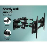 Artiss TV Wall Mount Bracket for 32"-80" LED LCD Full Motion Dual Strong Arms thumbnail