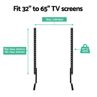 Artiss TV Stand Mount Bracket for 32"-65" Universal Pedestal Tabletop Desktop thumbnail