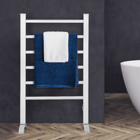 Devanti Electric Heated Towel Rail Rack 6 Bars with Timer Clothes Dry Warmer thumbnail