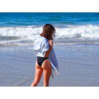 PORTSEA TURKISH COTTON TOWEL - SKY BLUE thumbnail