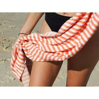 PORTSEA TURKISH COTTON TOWEL - CORAL thumbnail