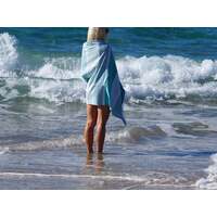SORRENTO TURKISH COTTON TOWEL - OCEAN thumbnail