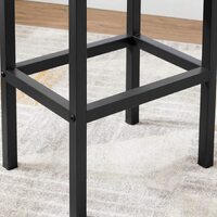 Bar Set Stools of 2 Bar Chairs, Rustic Brown thumbnail