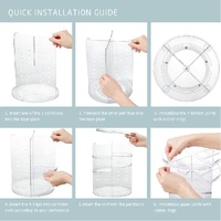 360 Degree Rotation Makeup Organizer Adjustable with Multifunction Cosmetic Storage Box thumbnail