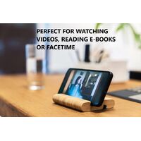 Large Bamboo Cutting Board and 4 Containers with Mobile Holder gift included for Home Kitchen thumbnail