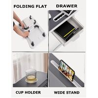 Laptop Bed Desk with Storage and foldable legs for Adults, Kids & Home Office thumbnail
